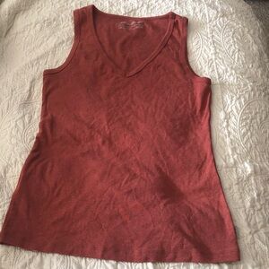 EDDIE BAUER V-Neck Tank Top Size S